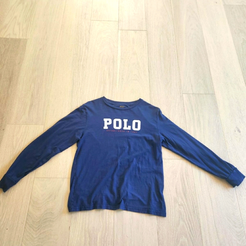 Boys Ralph Lauren Boys Long Sleeve Tee Size Large